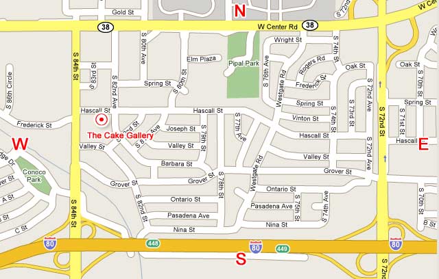 The Cake Gallery - map Omaha, NE